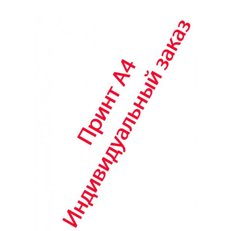 Принт А4 индивидуальный заказ
