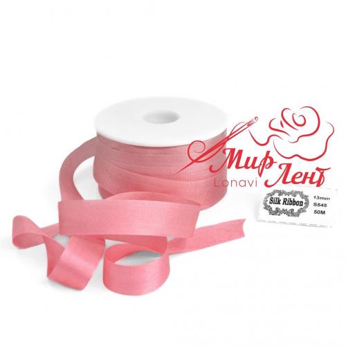 Лента шелковая однотонная 25мм S545