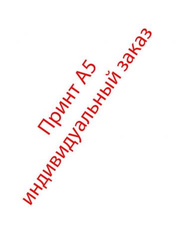 Принт А5 индивидуальный заказ